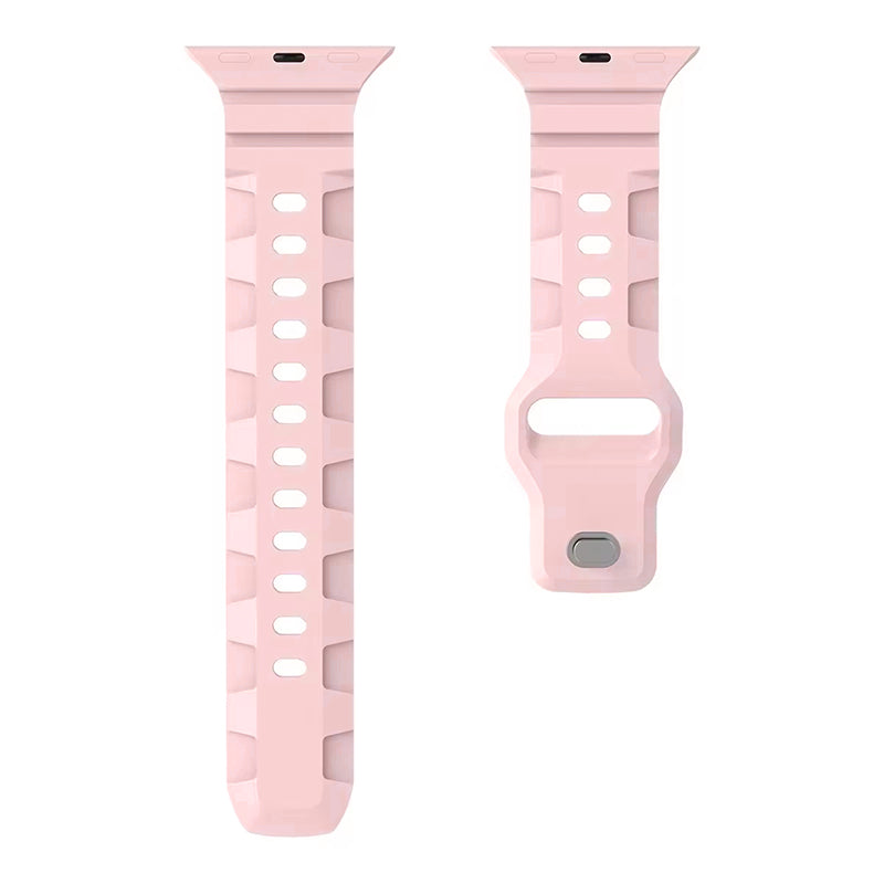 Pink Rugged Silicone Band for Apple Watch 41" / 40" / 38"