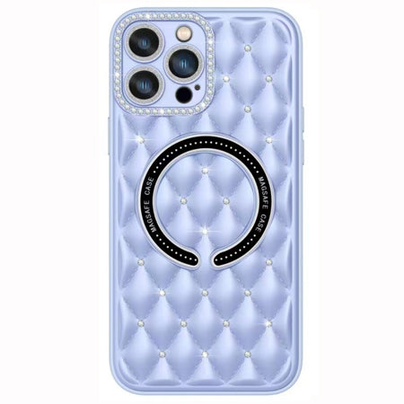 Lavander Deluxe Quilted Case for iPhone 15 Plus / 14 Plus
