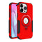 Red Roughed Case with Kickstand and Magnetic Compatibility for iPhone 15 Plus 6.7 / 14 Plus 6.7 6.7