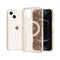 Rose Gold Magnetic Compatible Glitter TPU Bumper for iPhone 16 6.1