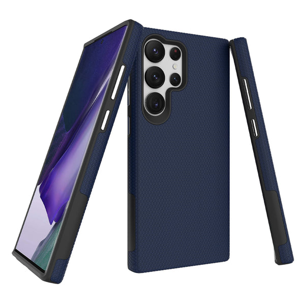 Navy Blue Triangle Case for S24 Ultra