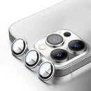 Silver Solid Camera Glass Protector for iPhone 15 6.1 / 15 Plus