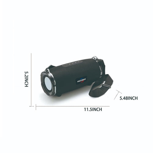 HD-187 Black Wireless Speaker with included Shoulder Strap