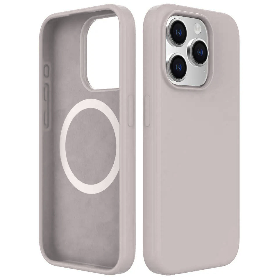 Titanium Soft Magnetic Silicone Case for iPhone 17 Pro