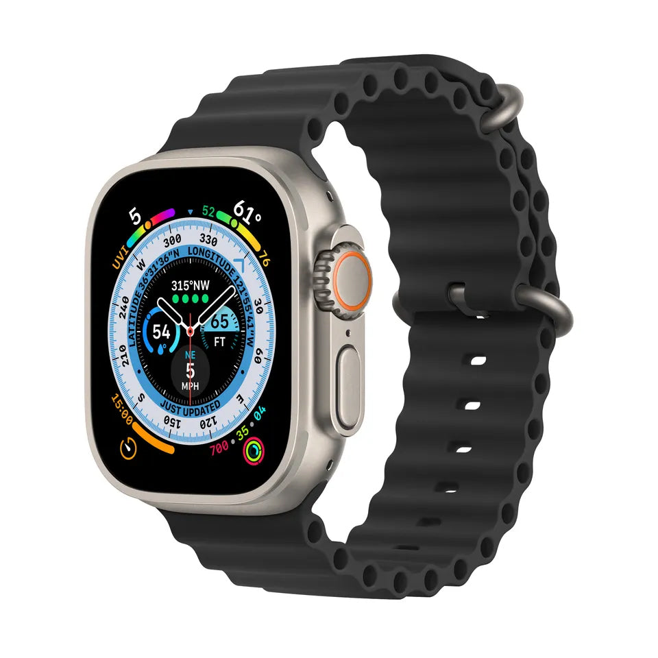 Wavy Band for Smart Watch 49" / 45" / 44" / 42" Black