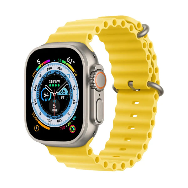 Wavy Band for Smart Watch 49" / 45" / 44" / 42" Yellow