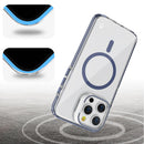 Blue Camera Kickstand Case with Magnetic Compatibility for iPhone 16 Plus