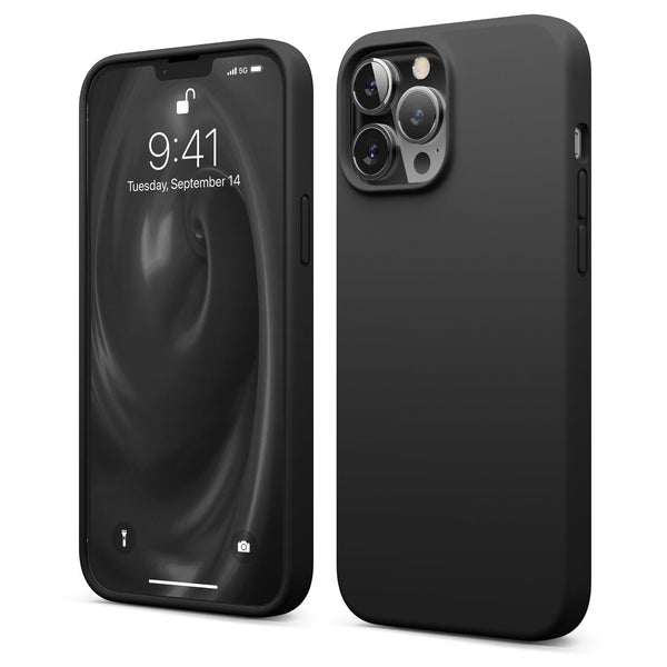Black iPhone 13 Pro Max Soft Silicone Case