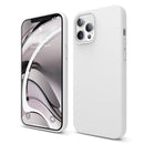 WhiteiPhone 12 PRO MAX 6.7 Soft Silicone Case