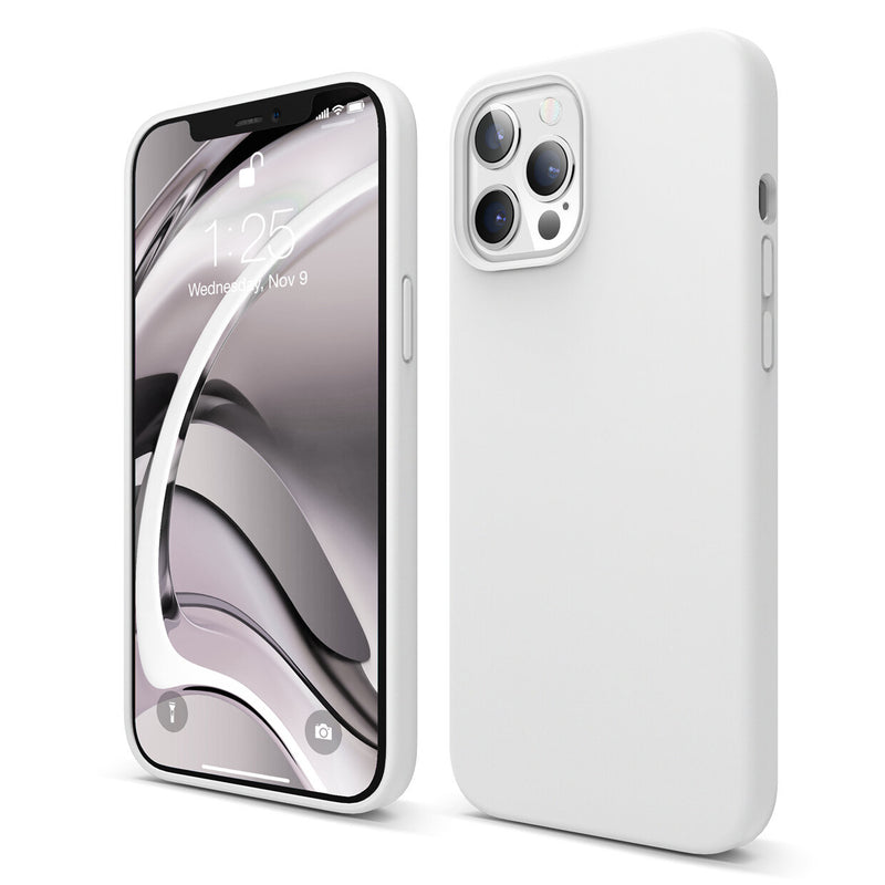 WhiteiPhone 12 5.4 Soft Silicone Case