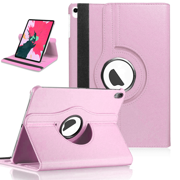 Pink iPad 11" 2018 PU Leather Folio Folding 360 Case