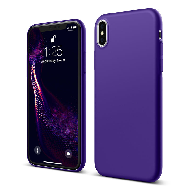 Purple iPhone XS MAX Soft Silicone Case