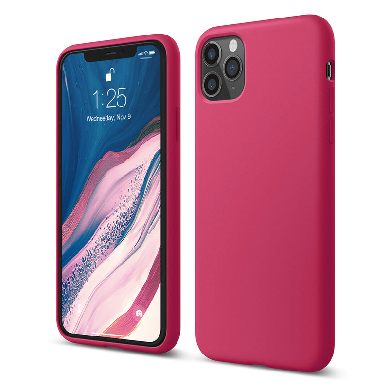 iPhone 11 Pro Soft Silicone Case Cherry Red