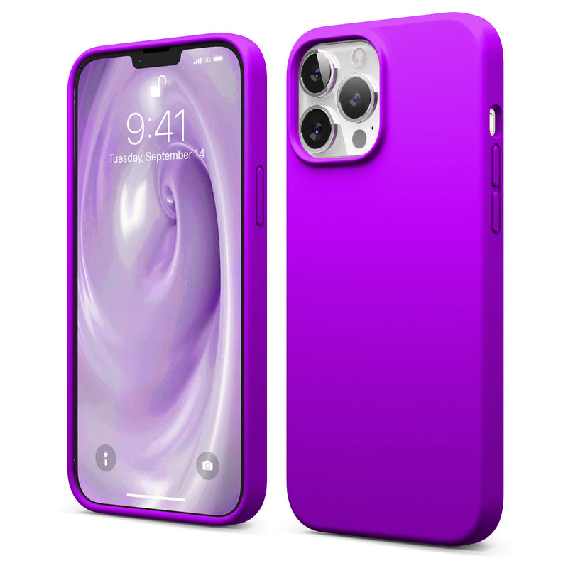 Light Purple iPhone 13 Pro Soft Silicone Case