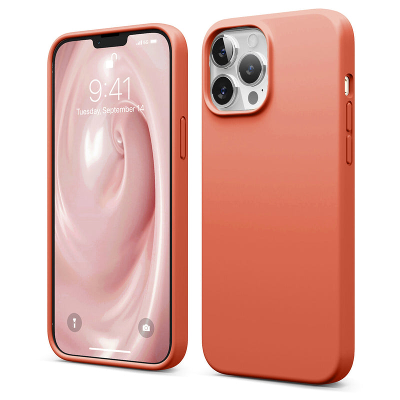 Orange iPhone 13 Pro Soft Silicone Case