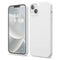 White Soft Silicone Case for iPhone 15 Plus 6.7 / 14 Plus 6.7