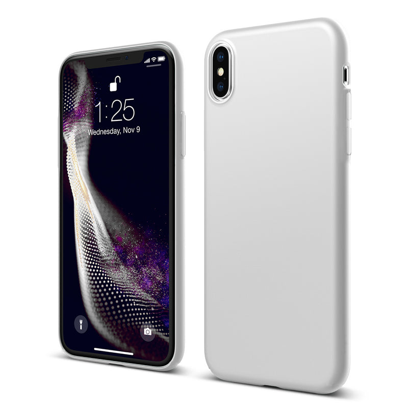 White iPhone X/XS Soft Silicone Case