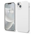White iPhone 14 6.1 / iPhone 13 Soft Silicone Case