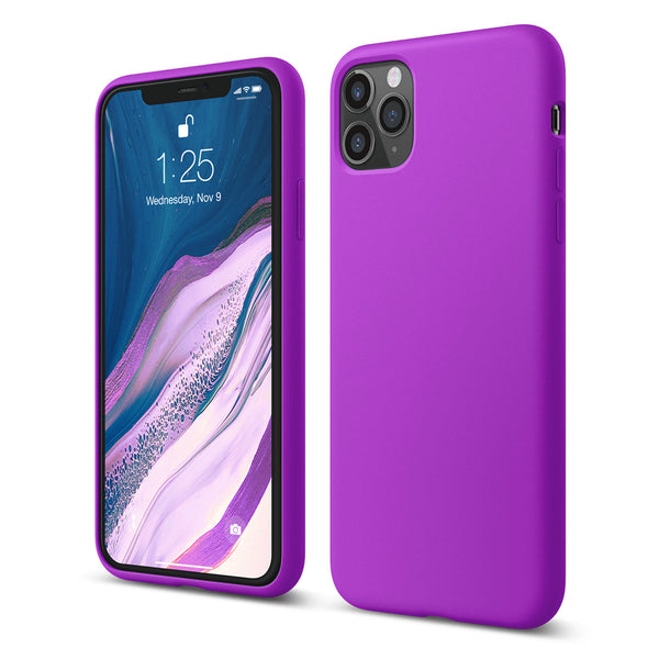 Light Purple iPhone 11 Pro MAX Soft Silicone Case