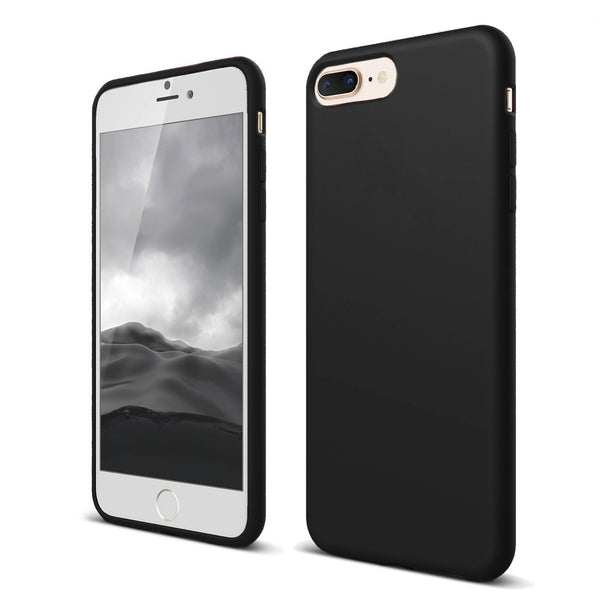 Black iPhone 6/7/8 Plus Soft Silicone Case