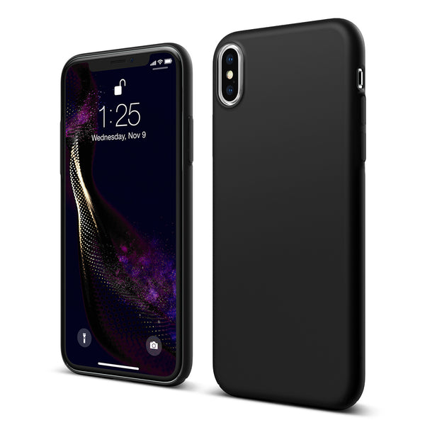 Black iPhone XS MAX Soft Silicone Case