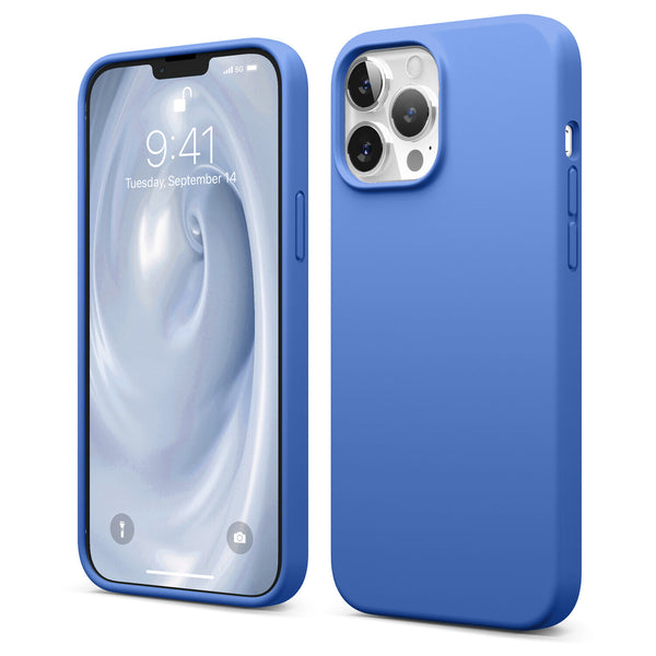 Blue iPhone 13 Pro Soft Silicone Case