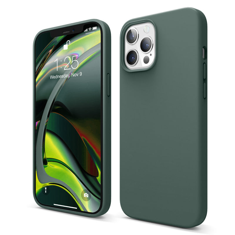 Forest Green iPhone 12 6.1 Soft Silicone Case