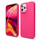 Hot Pink iPhone 12 PRO MAX 6.7 Soft Silicone Case
