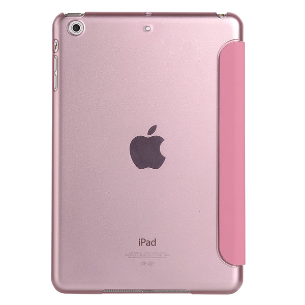 iPad Mini 4/5 Smart Cover with Sleep Mode Clear Back Rose Gold