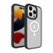 Black Magnetic  TPU Frame with Camera Bumper - Black Button Soft Texture iPhone 12 6.1