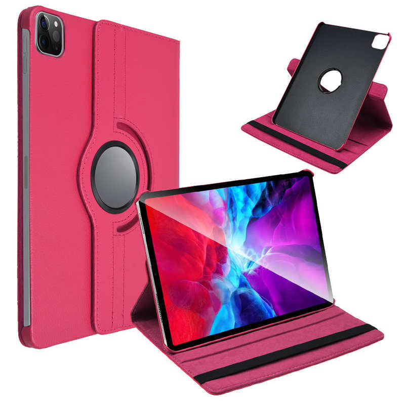 Hot Pink 360 Leather Folio Case for iPad Air 11" 2024 / Air 4 / iPad Pro 11" (2022-2018)