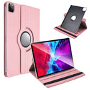 Rose Gold iPad PRO 12.9 2020-2022 PU Leather Folio Folding 360 Case