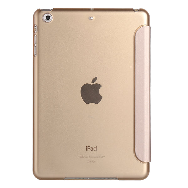 iPad Mini 4/5 Smart Cover with Sleep Mode Clear Back Gold
