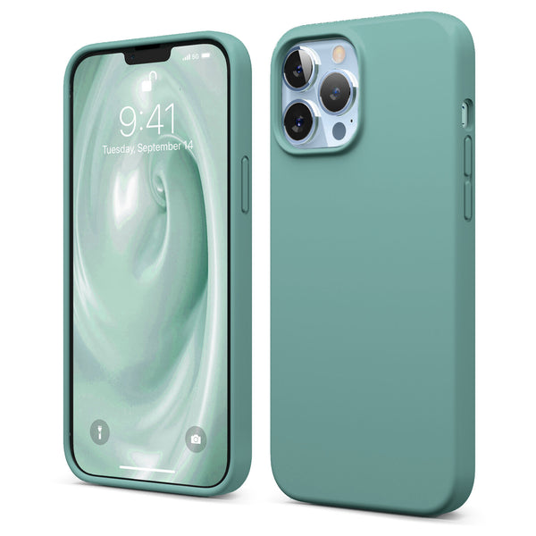 Green iPhone 13 Pro Max Soft Silicone Case