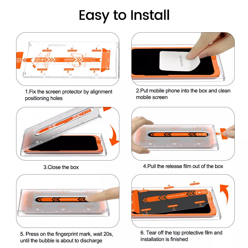 STEEL GLASS Screen Protector for iPhone 14 / 13 Pro / 13 to use with Magic Box