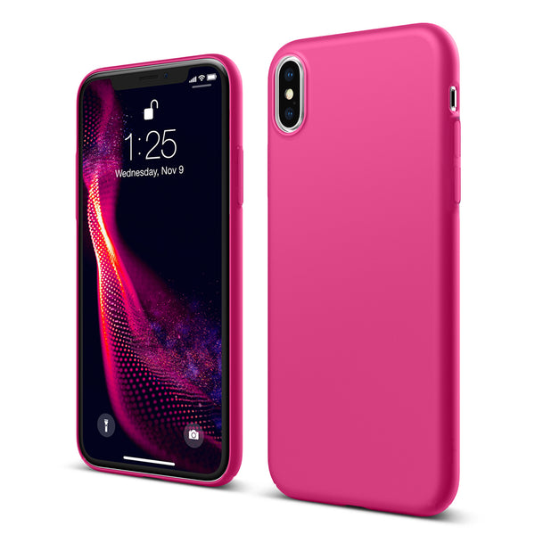 Hot Pink iPhone X/XS Soft Silicone Case