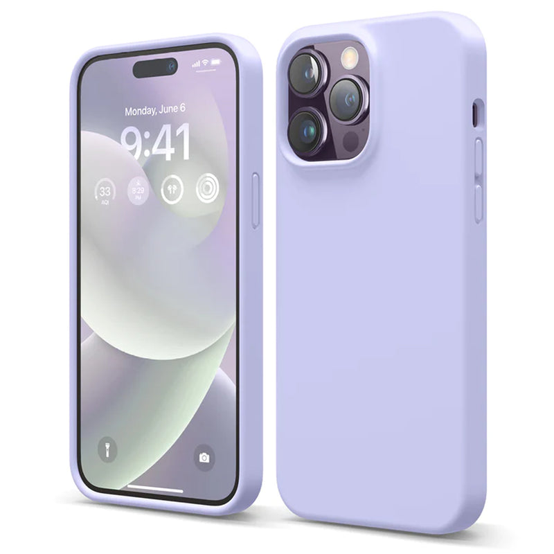 Lavander for iPhone 14 Pro Soft Silicone Case