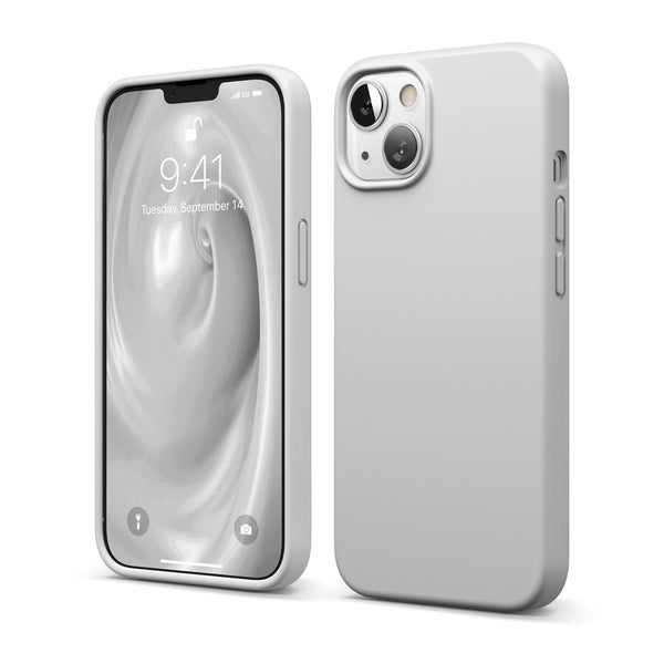 Light Grey iPhone 14 6.1 / 13 Soft Silicone Case
