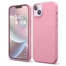 Light Pink iPhone 14 Plus 6.7 Soft Silicone Case