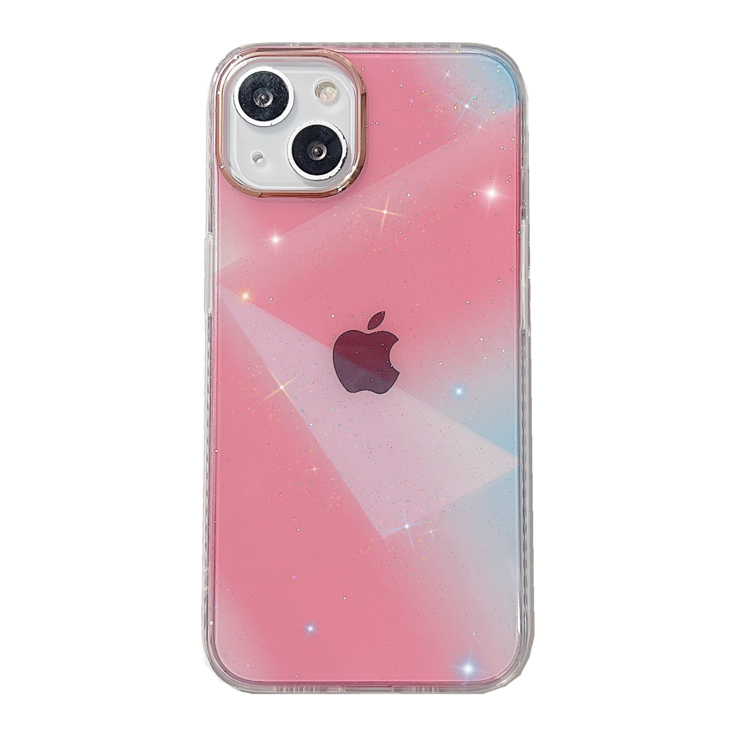 Light Pink Shimmering Case for iPhone 14 6.1 / 13