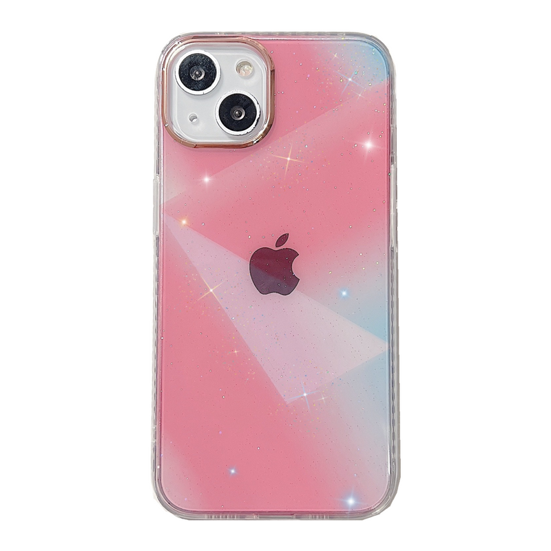 Light Pink Shimmering Case for iPhone 14 6.1 / 13
