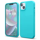 Mint Soft Silicone Case for iPhone 15 Plus 6.7 / 14 Plus 6.7