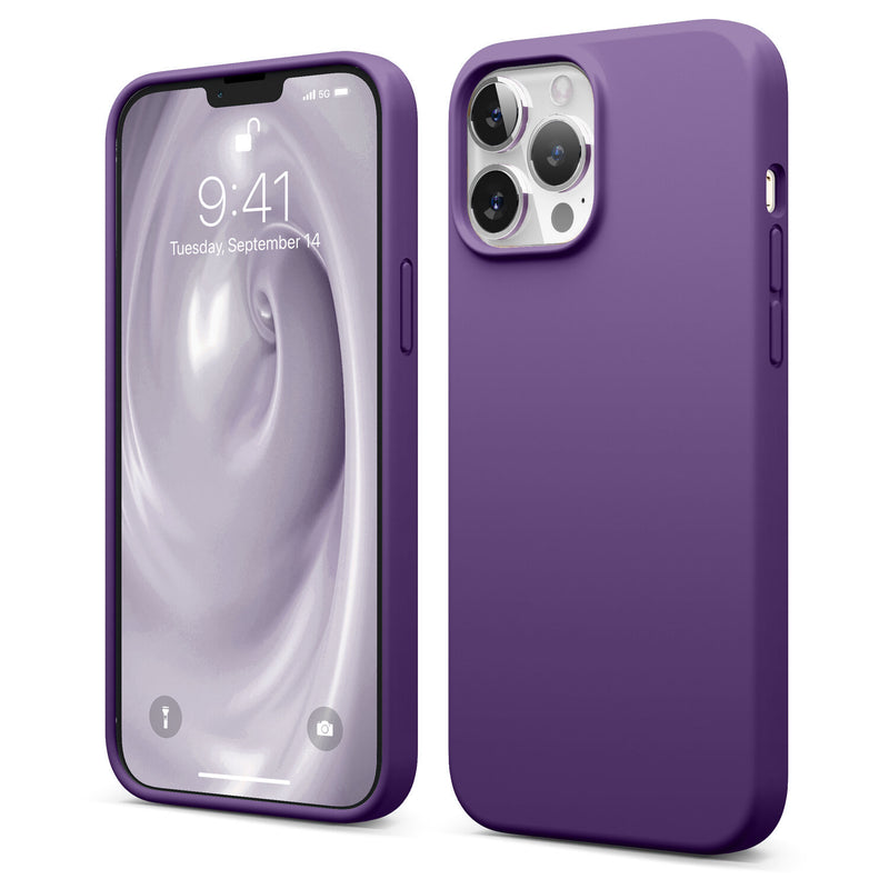 Light PurpleiPhone 12 6.1 Soft Silicone Case