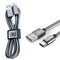 Silver Esoulk [3.3ft/1m] Nylon Braided USB Cable For Type-C