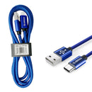 Blue Esoulk [3.3ft/1m] Nylon Braided USB Cable For Type-C