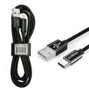 Black Esoulk [3.3ft/1m] Nylon Braided USB Cable For Type-C