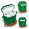 Green AirPods Glitter Case With Necklace
