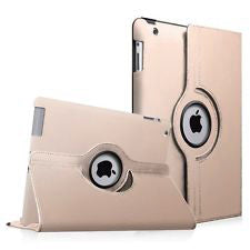 iPad Mini 1/2/3 PU Leather Folio Folding 360 Case Gold