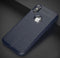iPhone X/XS Leather TPU Blue