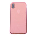 Pink Silicone Glitter iPhone X/XS